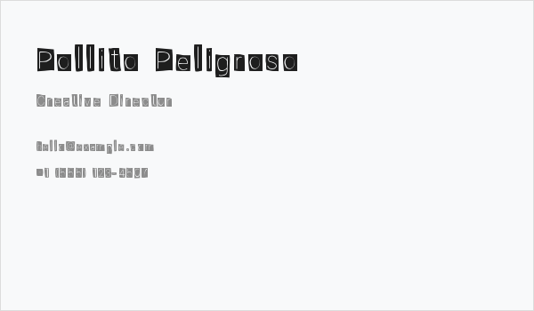 Pollito Peligroso Business Card