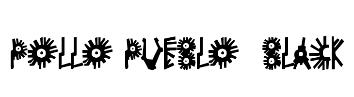 Pollo Pueblo - Black  font caratteri gratis