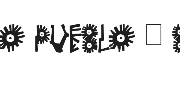 Pollo Pueblo - Black Logo