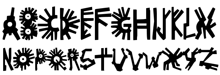 Pollo Pueblo - Black Font LOWERCASE