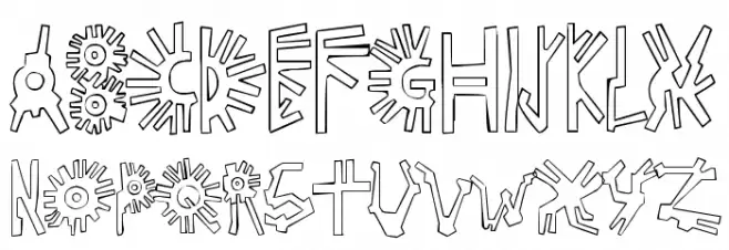 Pollo Pueblo Schriftart Groß