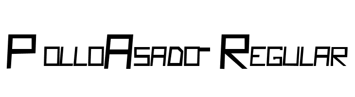 PolloAsado-Regular  フリーフォントのダウンロード