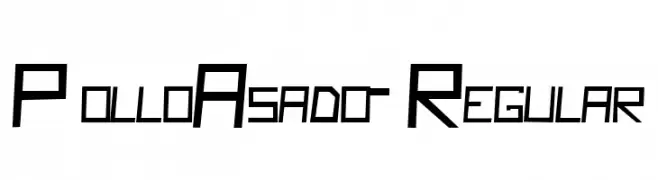 PolloAsado-Regular  Fuentes Gratis Descargar
