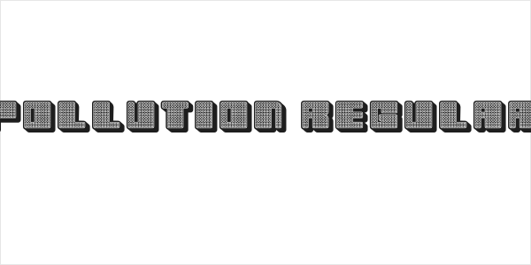 Pollution Regular Logo