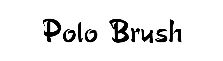 Polo Brush Font