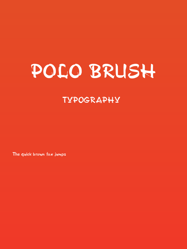 Polo Brush Poster