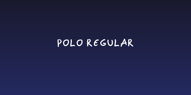 Polo Regular Social Header