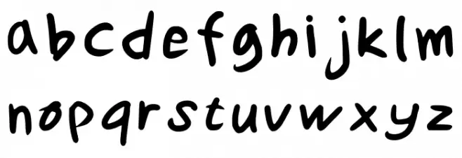 Polo Regular Font Litere mici