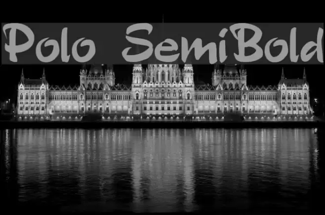 Polo SemiBold Font examples