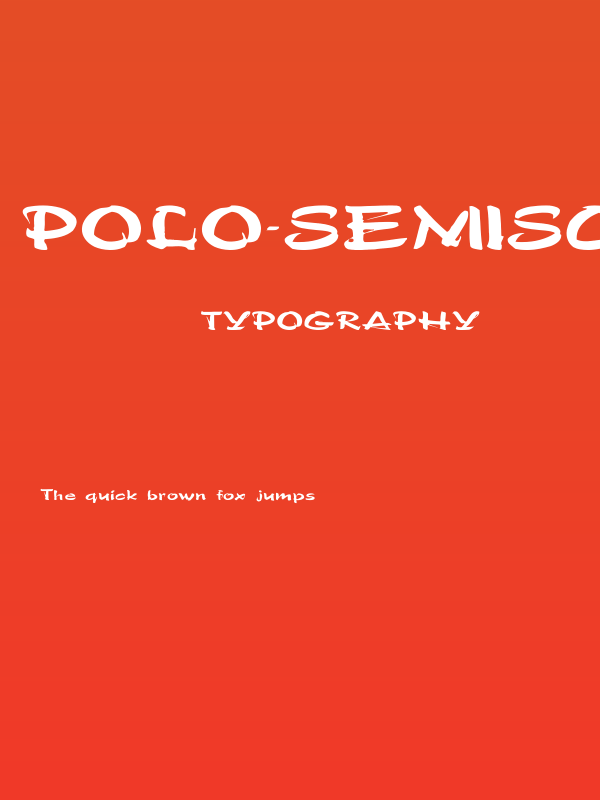 Polo-SemiScript Ex Poster