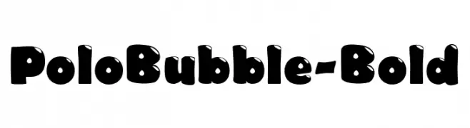 PoloBubble-Bold  Frei Schriftart Herunterladen