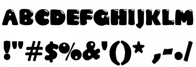 PoloBubble-Bold Font OTHER CHARS