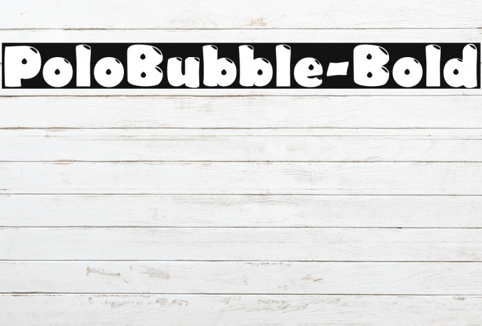 PoloBubble-Bold Example 3