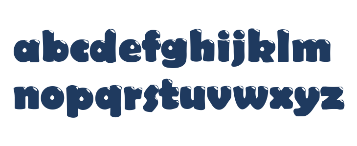 PoloBubble-Bold Lowercase