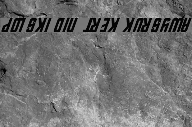 Polski DIN Trek Kursywa Шрифта examples