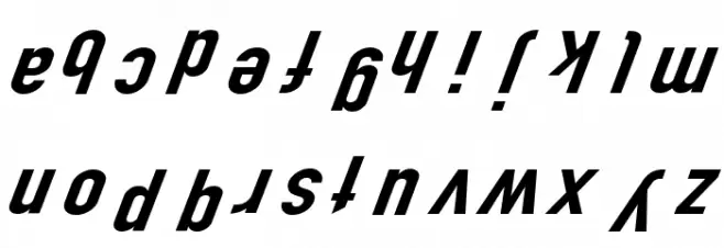 Polski Din Kursivschrift Breit Fuentes MINÚSCULAS