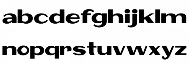 Polsku Font Litere mici