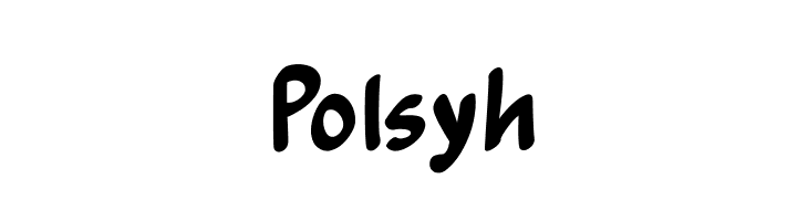 Polsyh Schriftart