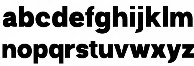 Polt Black 字体 小写