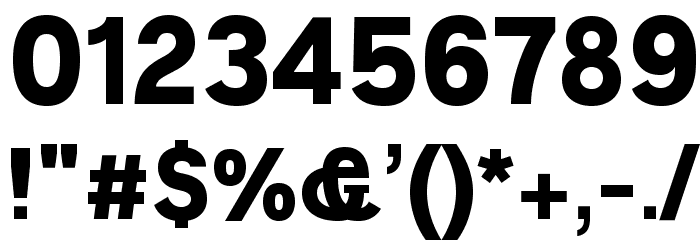 Polt Extra Bold Font OTHER CHARS