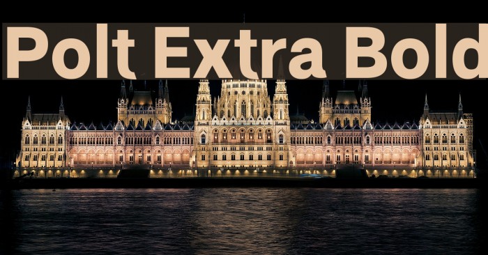 Polt Extra Bold Font examples