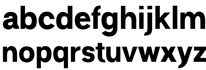 Polt Extra Bold Font LOWERCASE