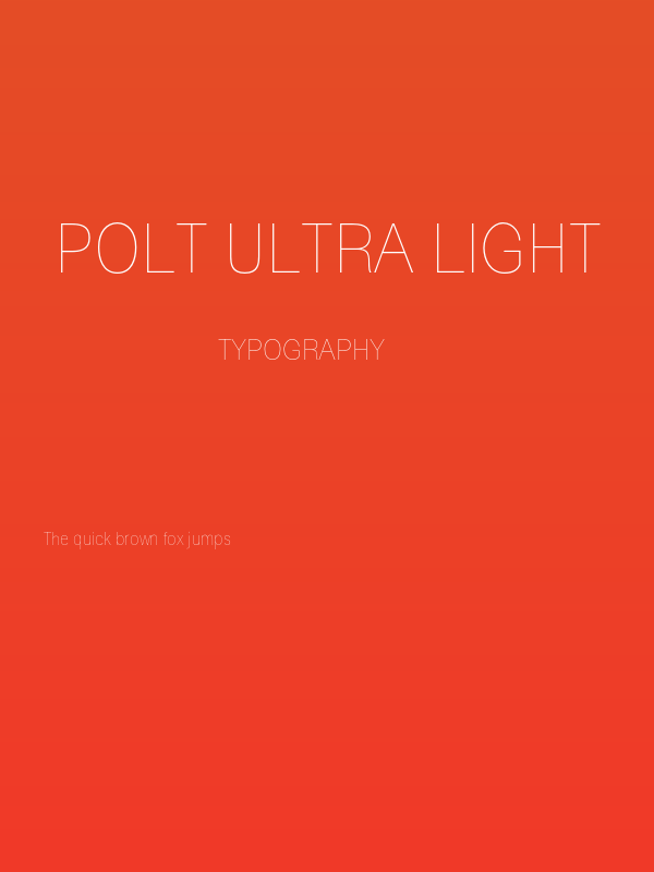Polt Ultra Light Poster