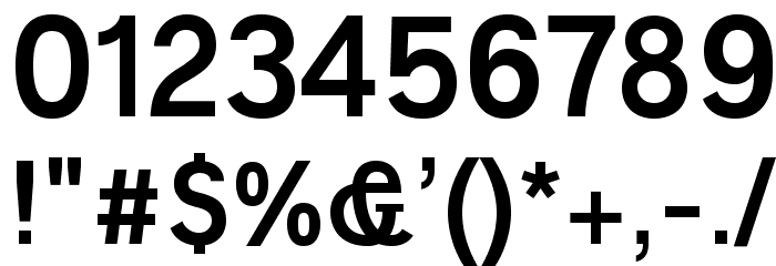 Polt bold Font OTHER CHARS