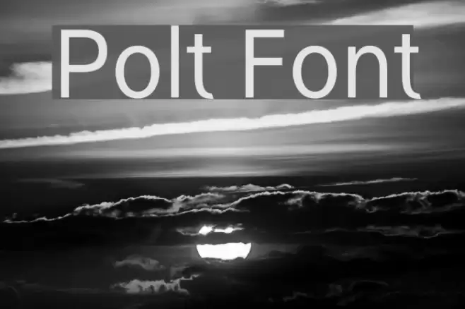 Polt Font examples