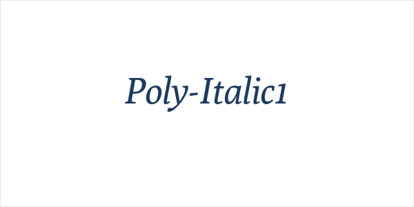 Poly-Italic1 Logo