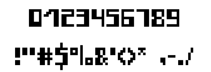 Polybius1981 Font OTHER CHARS