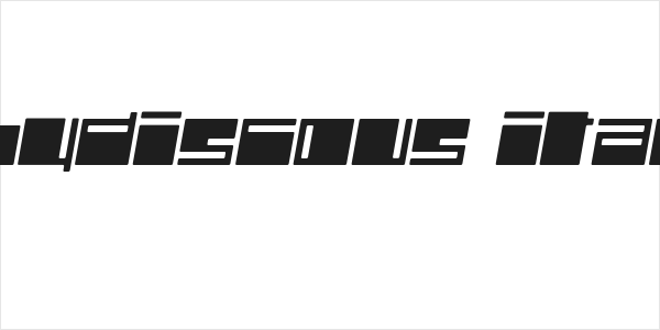 Polydiscous-Italic Logo