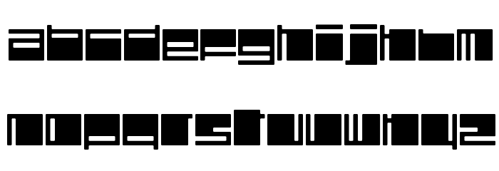 Polydiscous Font LOWERCASE