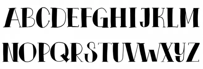Polyfonics Fill Free Regular Шрифта ВЕРХНИЙ