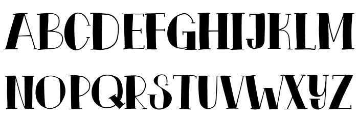 Polyfonics Fill Free Regular Font LOWERCASE