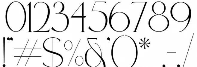 Polyglot-Demo Font OTHER CHARS