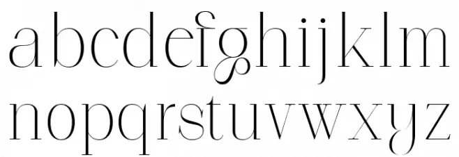Polyglot Neue DEMO Regular Schriftart Kleinbuchstaben