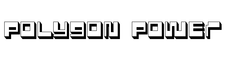 Polygon Power  Frei Schriftart Herunterladen