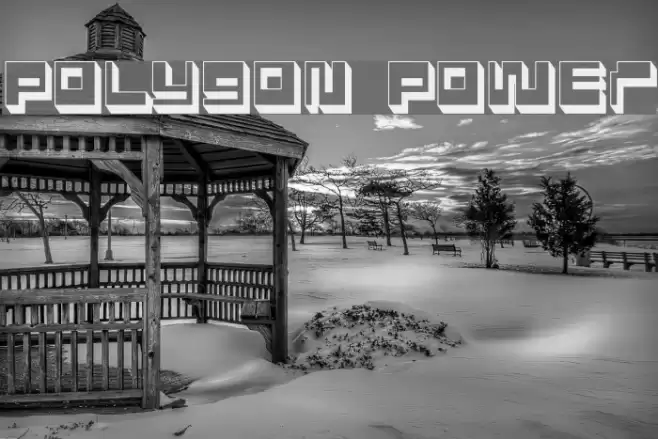 Polygon Power फ़ॉन्ट examples