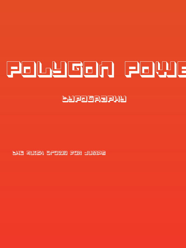 Polygon Power Poster