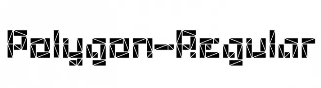 Polygon-Regular  免费字体下载