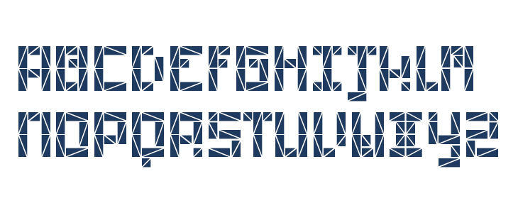 Polygon-Regular Uppercase
