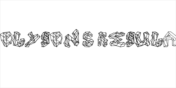 Polygons Regular Logo