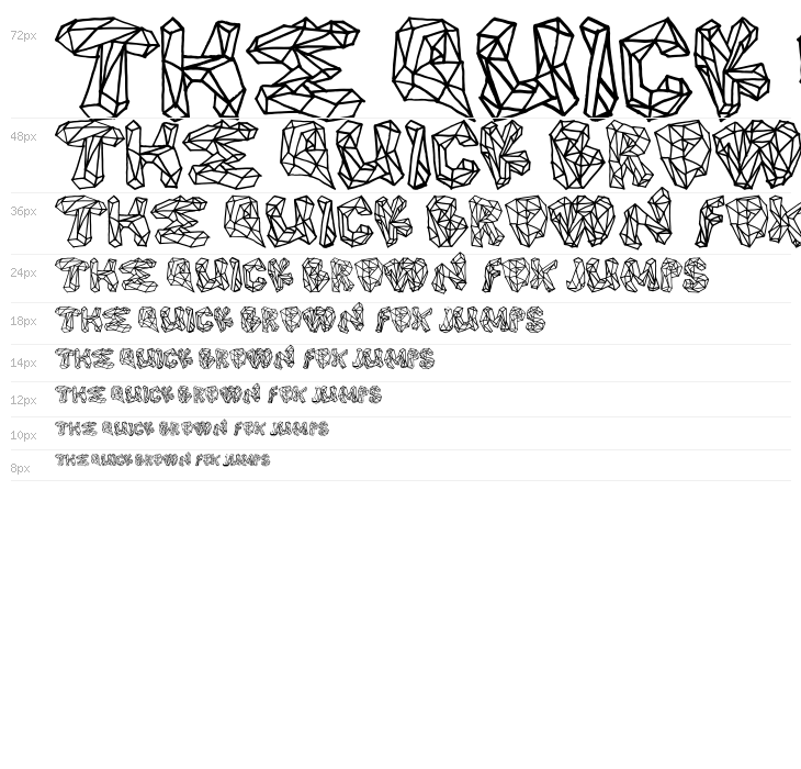 Polygons Regular Waterfall