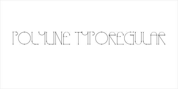 Polyline TypoRegular Logo