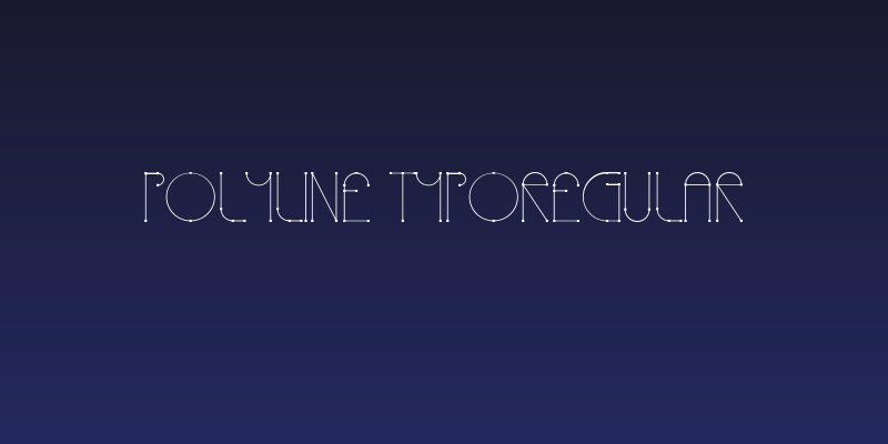 Polyline TypoRegular Social Header