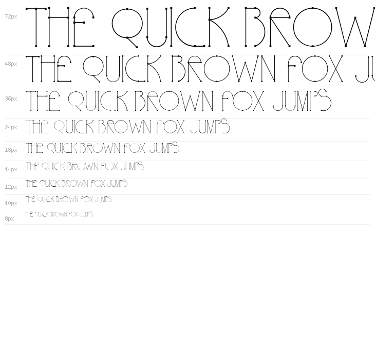 Polyline TypoRegular Waterfall