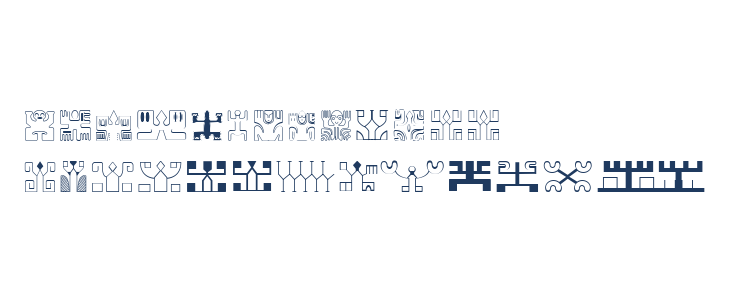 Polynesien Etua font Lowercase