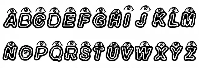 Polyphemus Schriftart Groß