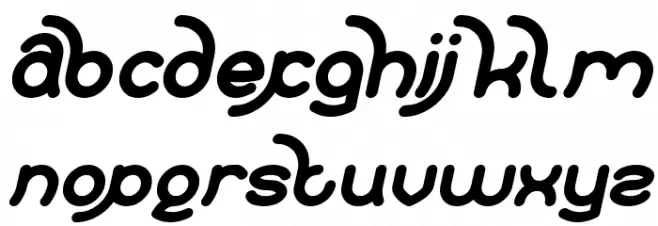 Polysoup Bold Italic Caratteri MINUSCOLO